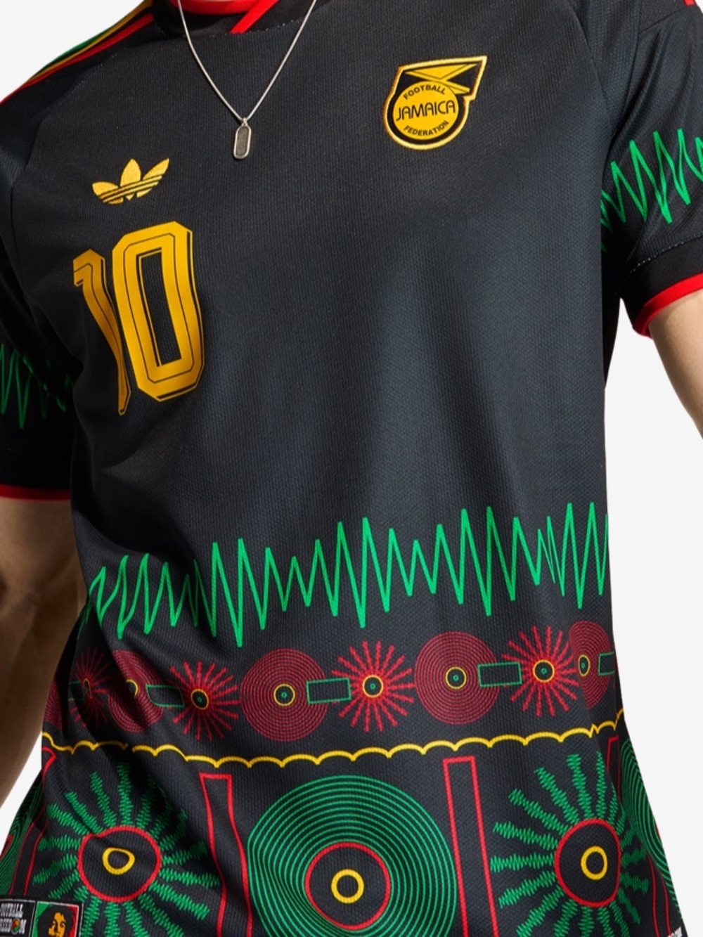 adidas Jamaica World Cup Away M10 Jersey - Picture 3 of 8